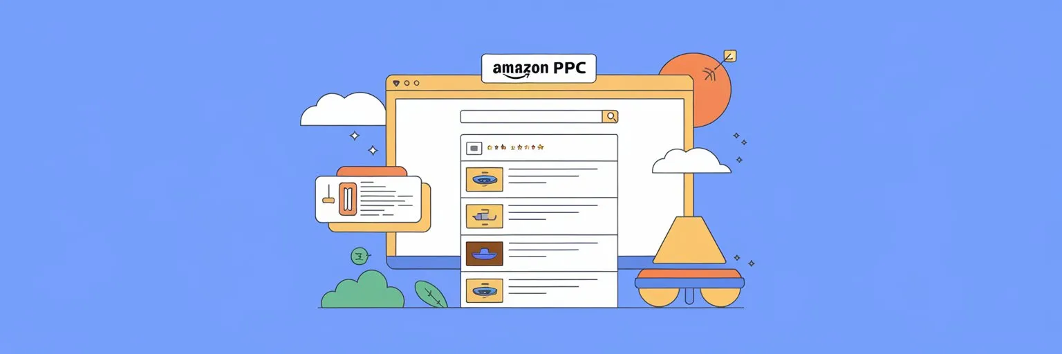 Amazon PPC ermöglicht es Ihnen, bezahlte Werbung auf Amazon zu schalten, die auf relevante Suchanfragen Ihrer Zielgruppe abgestimmt ist. Es gibt drei Hauptarten von Anzeigen: