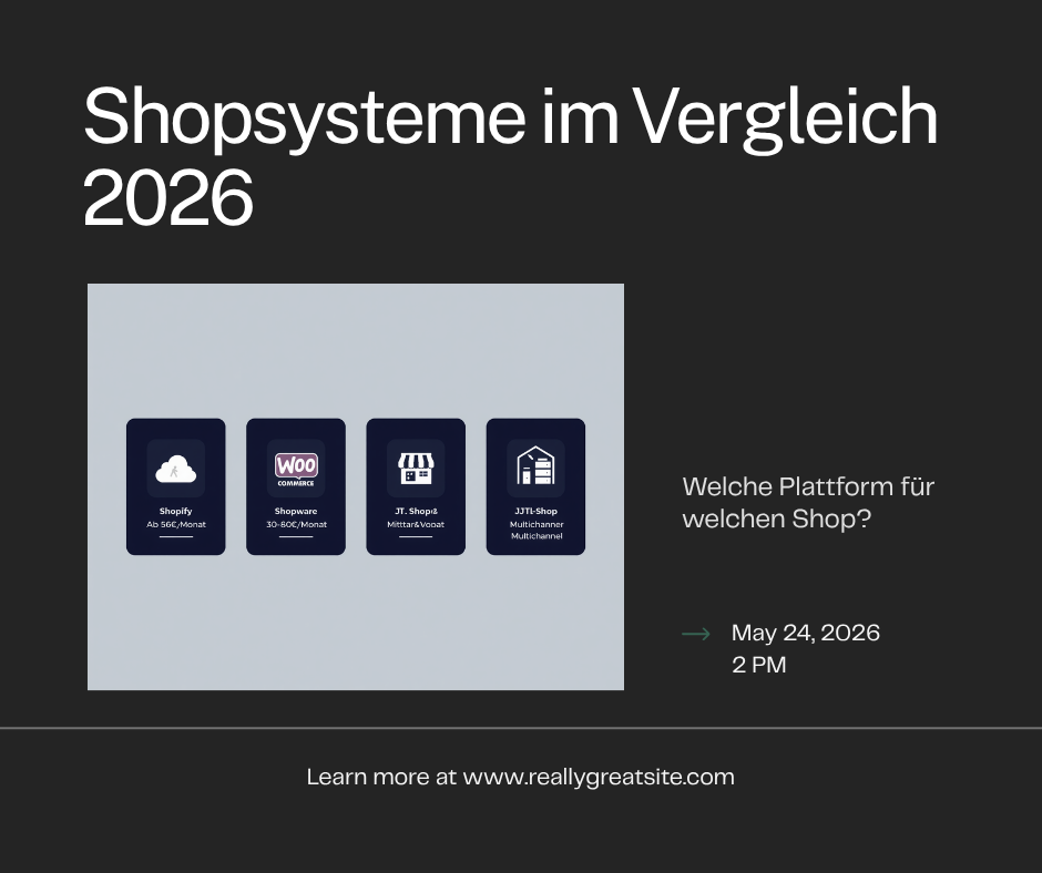 Shopsysteme im Vergleich 2026: Shopify, WooCommerce, Shopware und JTL-Shop